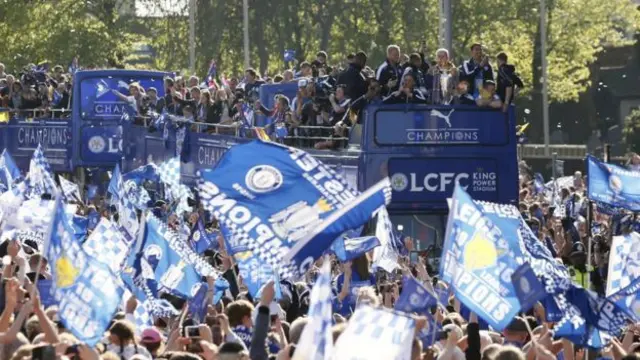 Celebrations in Leicester