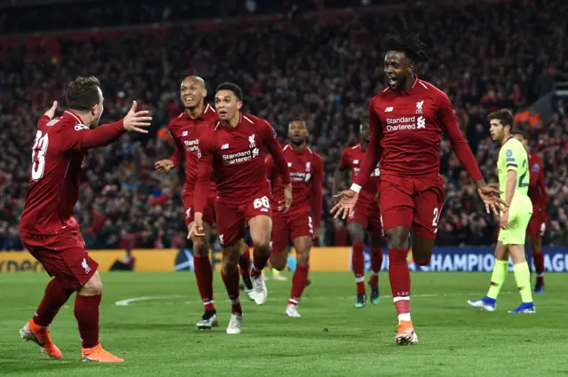 Liverpool celebrate