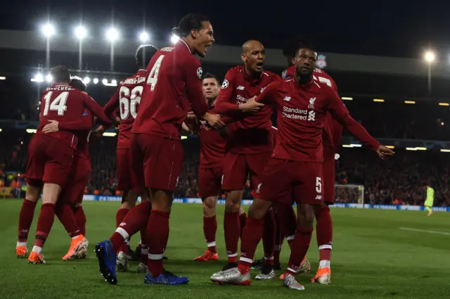 Liverpool celebrate