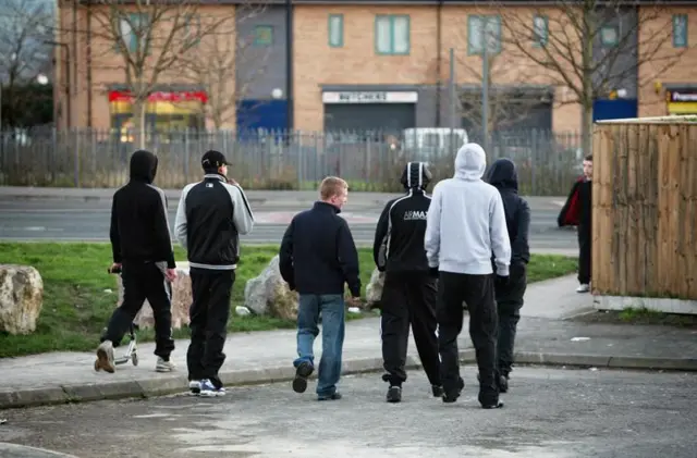 A group of young people