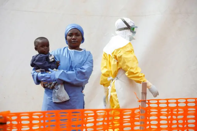 Ebola treatment centre in Butembo