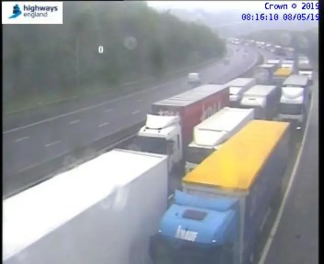 Traffic on M62