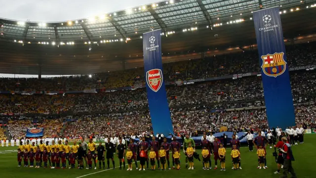 Arsenal in the 2006 Champions League final