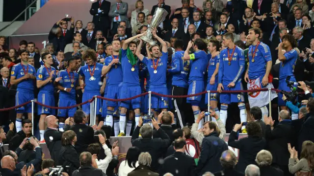 Chelsea win the 2013 Europa League final