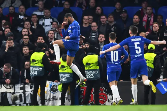 Ruben Loftus-Cheek celebrates