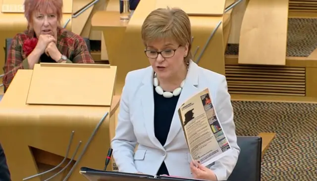 FM holding leaflet