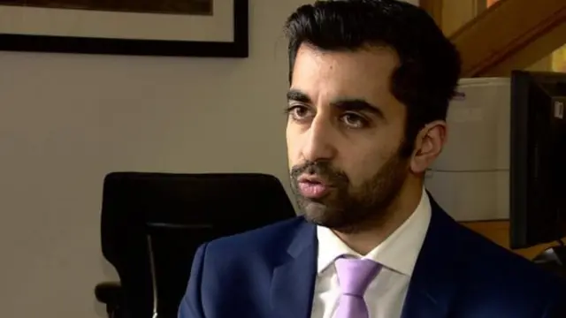 Justice Secretary Humza Yousaf