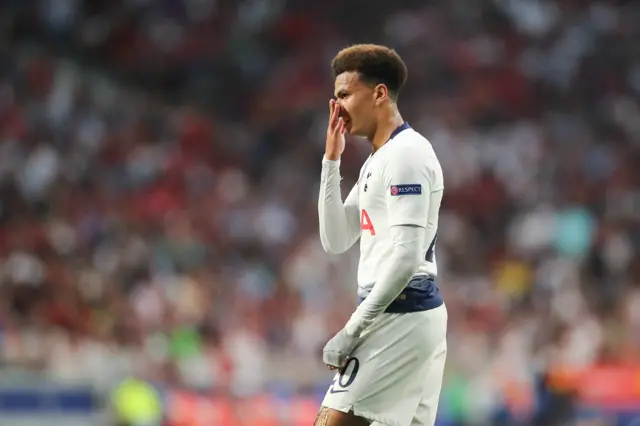 Dele Alli reacts