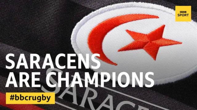 Saracens champions