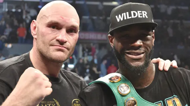 Tyson Fury and Deontay Wilder