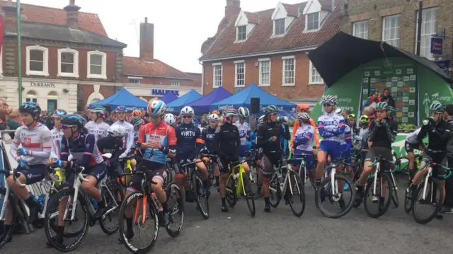 Women's Tour start in Beccles