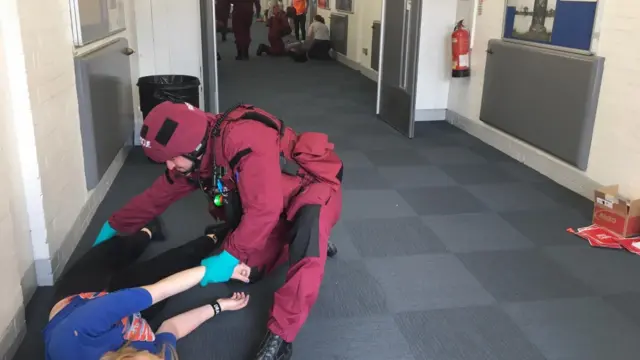 The training exercise