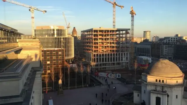 Major building work in Birmingham