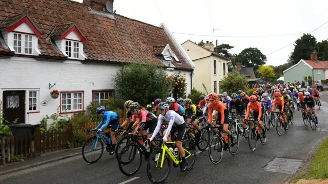 Women's Tour in Holton, Suffolk