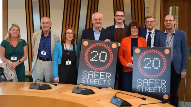 Green MSP Mark Ruskell drew up legislation to set 20mph as the standard limit in urban areas