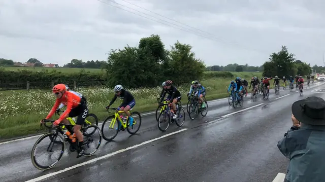 Women's Tour on the A140