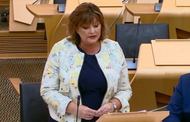 External Affairs Secretary Fiona Hyslop