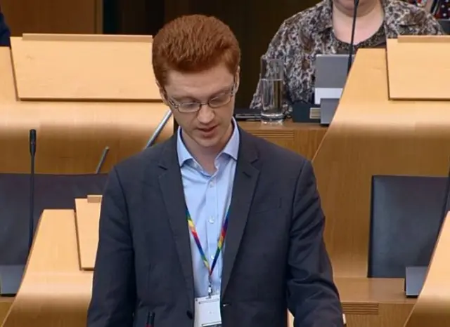 Green MSP Ross Greer