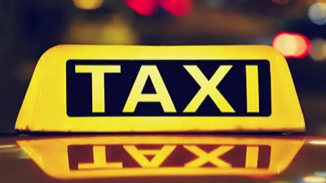 Sign for taxi