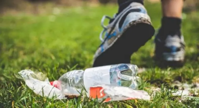 Litter on the ground