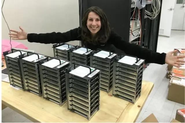 Katie Bouman is the MIT student who developed the algorithm that pieced together the data from the EHT. Without her contribution the project would not have been possible.