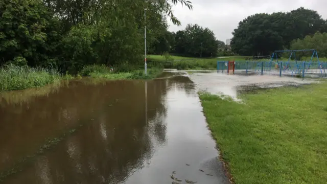 Flooding in Crewe