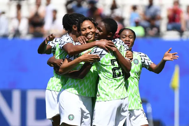 Nigeria celebrate