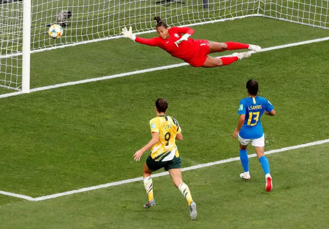 Australia score a third goal