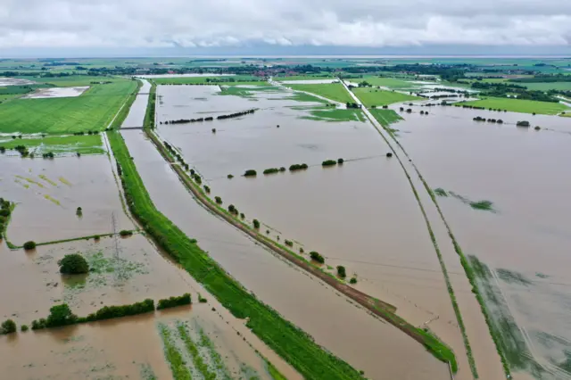 Flooding at Wainfleet