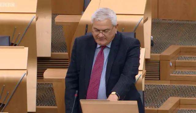 Lib Dem MSP Mike Rumbles