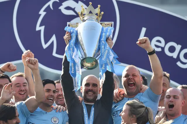 Pep Guardiola trophy