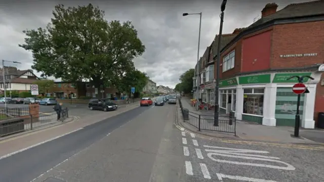 The junction of Beverley Road and Washington Street