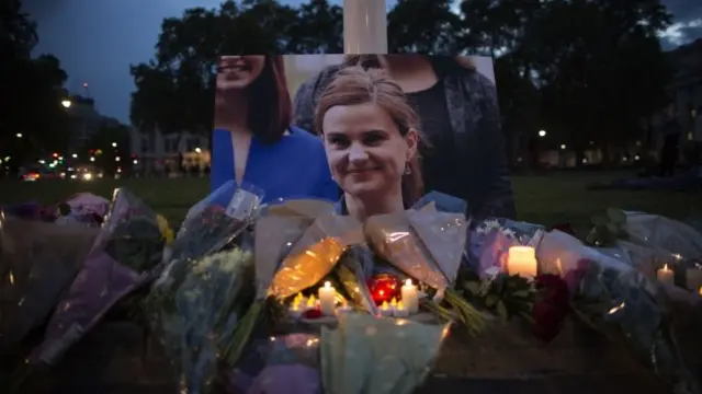 A vigil for Jo Cox