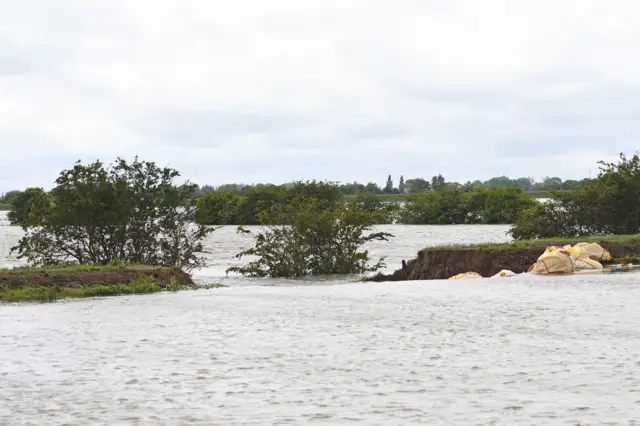 Flood at Wainfleet