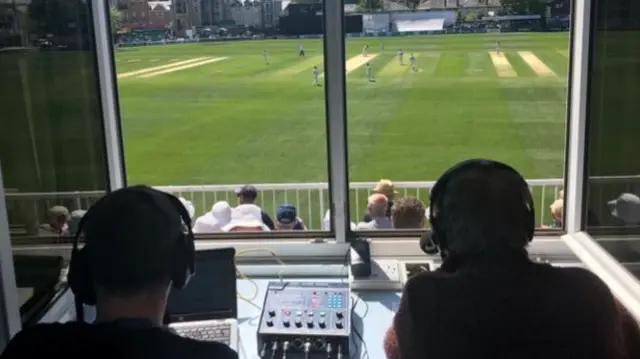 BBC commentary box