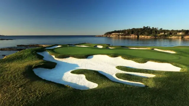 The 17th hole at Pebble Beach