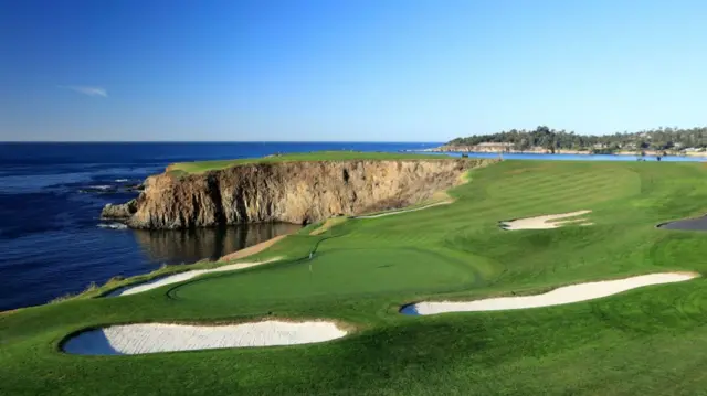 Hole eight at Pebble Beach