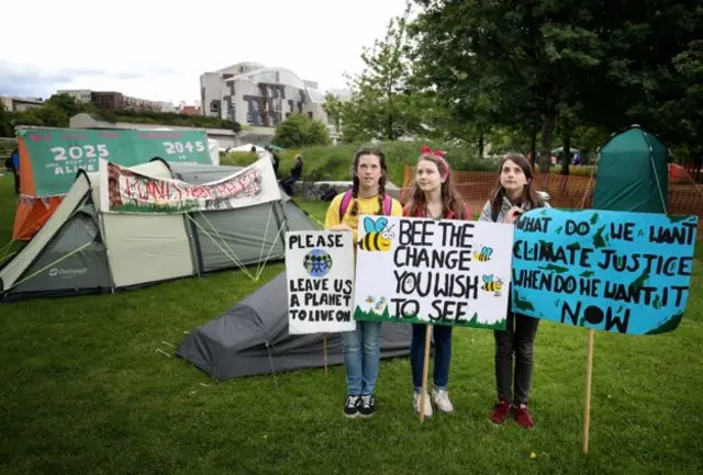 Young protesters