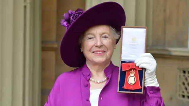 Dame Stephanie was made a dame in 2000