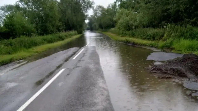 Flooding in Sileby