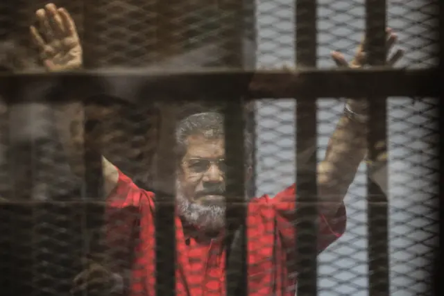 Mohamed Morsi in court