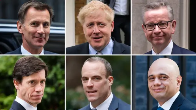 Six remaining Tory leadership hopefuls