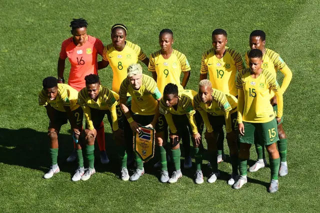 Banyana Banyana lining up