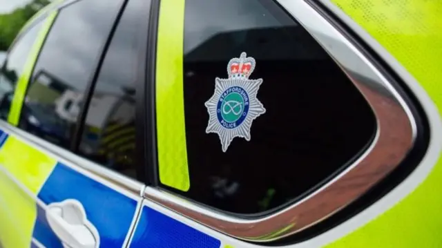 Staffordshire police car