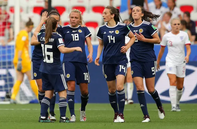 Scotland lost 2-1 to England and suffered the same scoreline against Japan