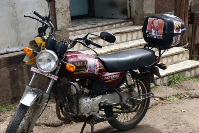 Motorbike in Addis Ababa