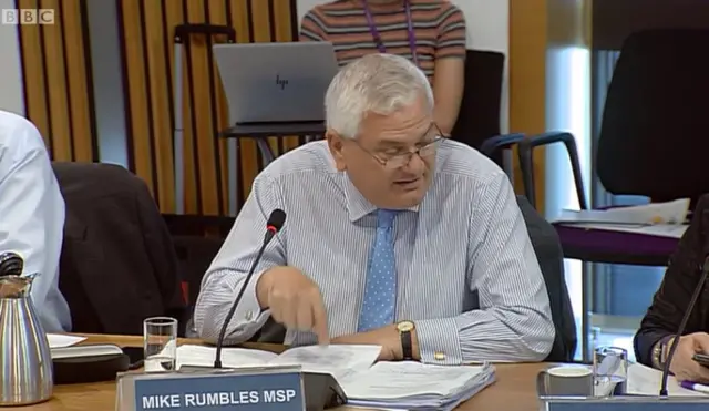 Lib Dem MSP Mike Rumbles