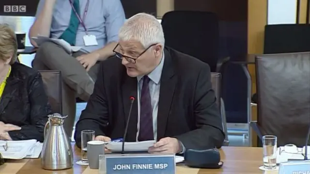 John Finnie put forward an amendments to the Transport Bill at the rural economy committee