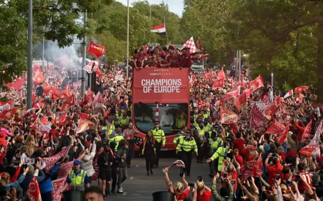 Liverpool victory parade