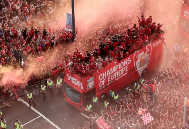 Liverpool FC victory parade